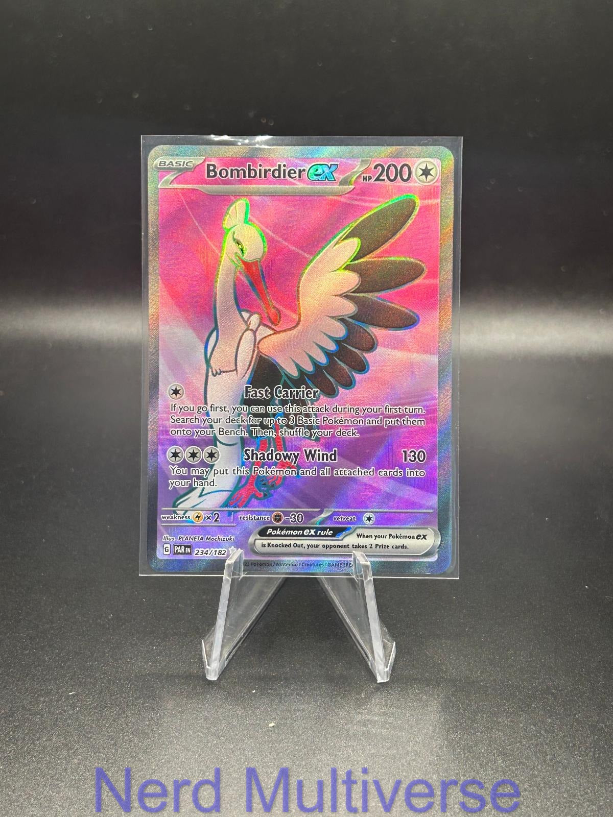 BOMBIRDIER EX 234/182 UR PARADOX RIFT POKEMON HOLO NM/M