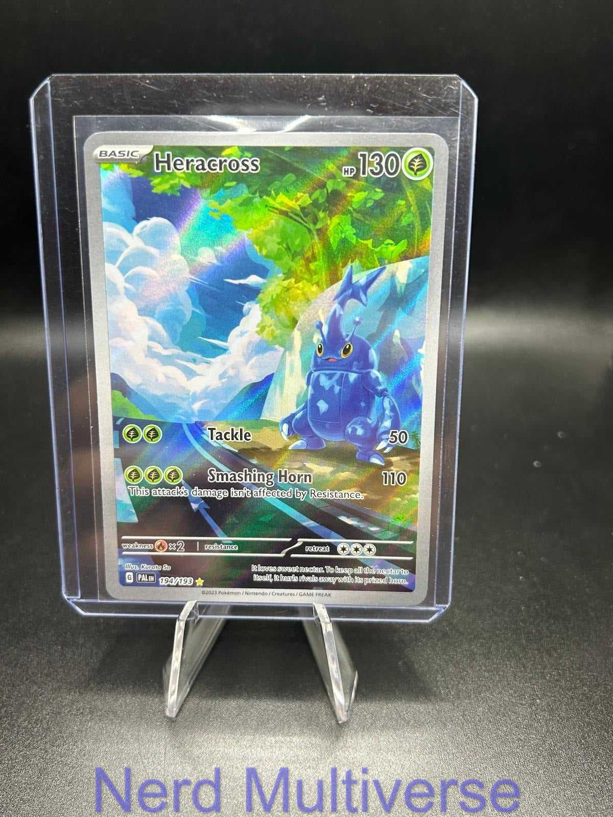 HERACROSS 194/193 IR PALDEA EVOLVED POKEMON HOLO NM/M