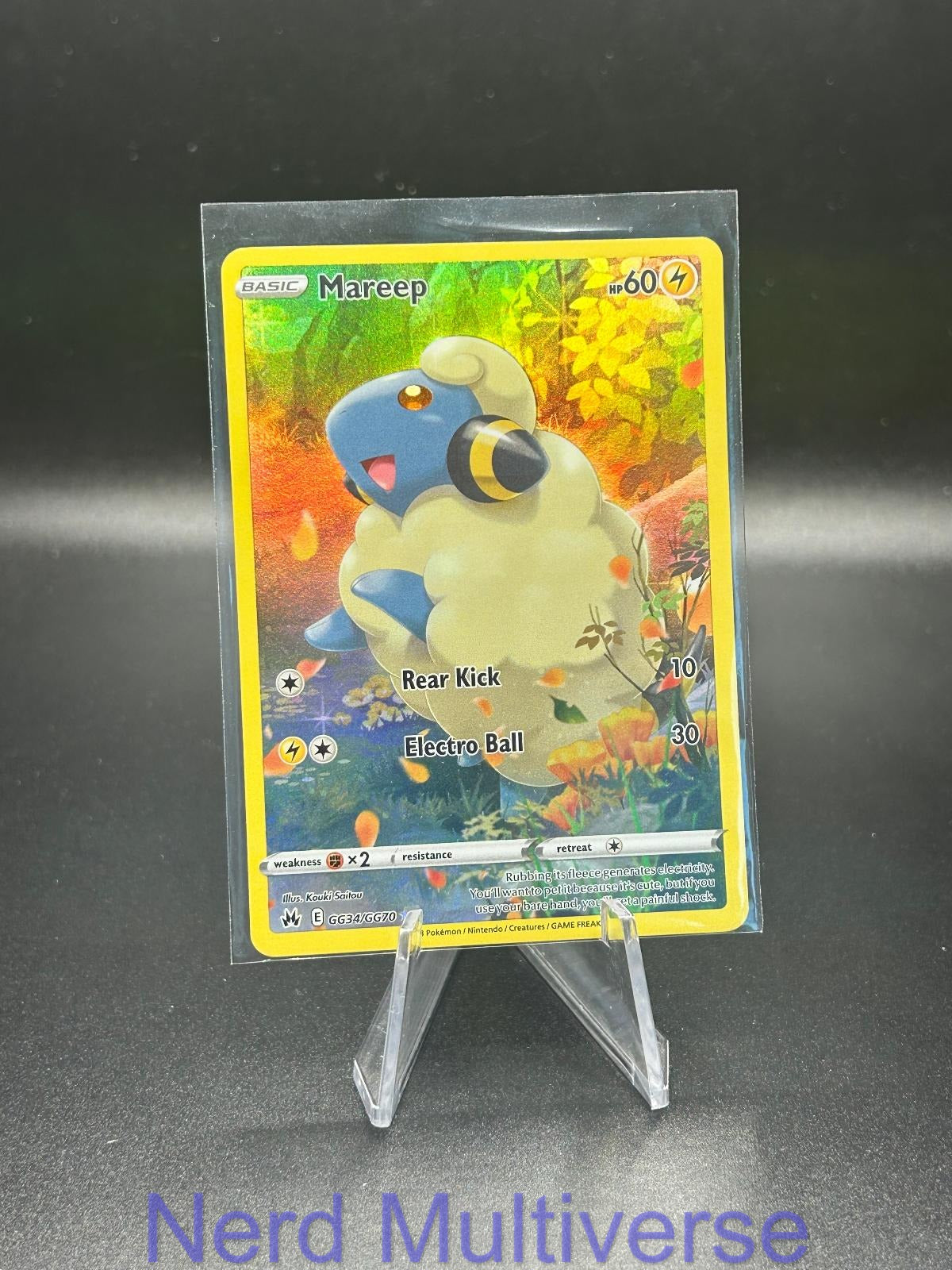MAREEP GG34/GG70 HOLO TG CROWN ZENITH GALARIAN GALLERY POKEMON NM/M
