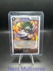 SASAKI OP08-082 R TWO LEGENDS ONE PIECE FOIL NM/M