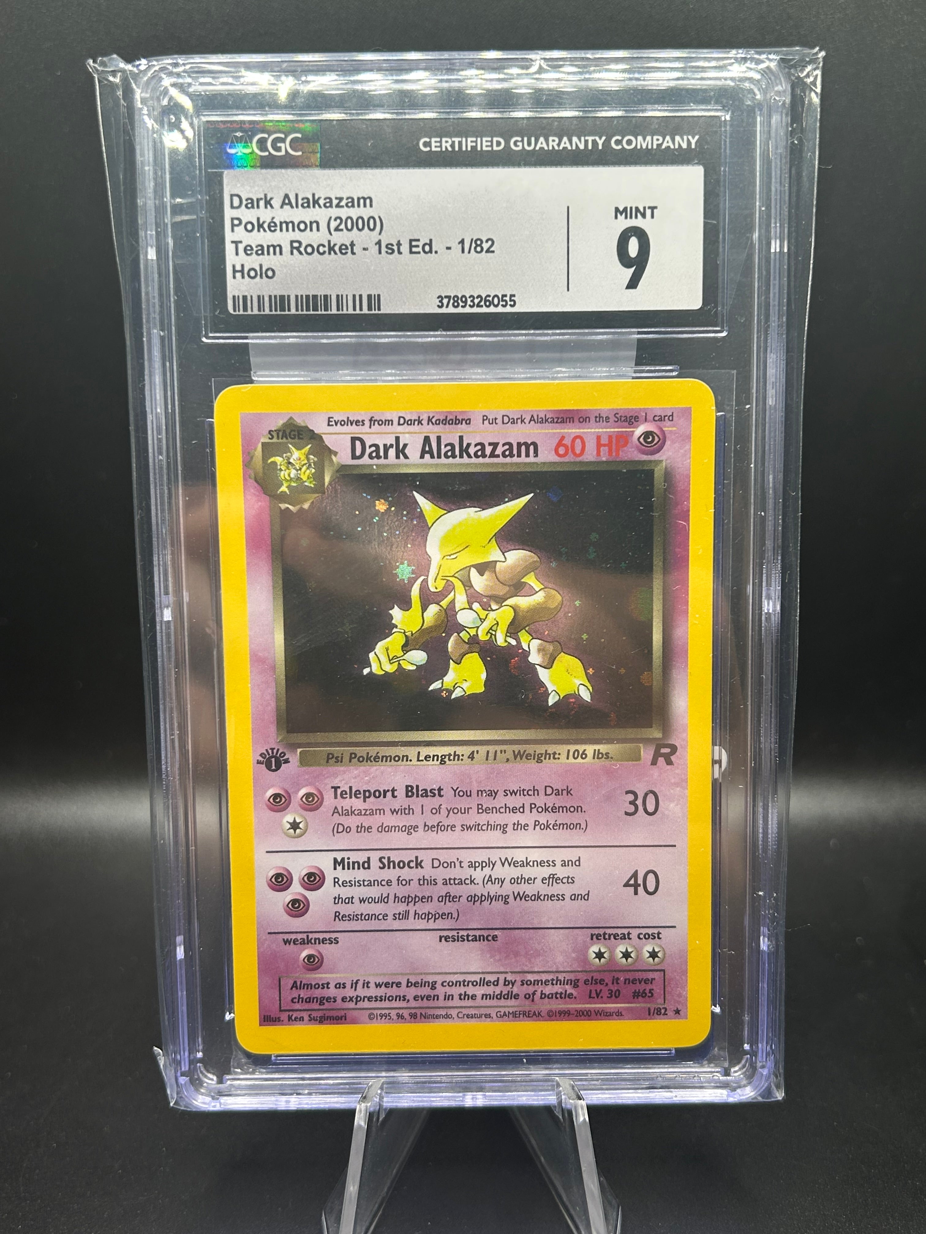 Dark Alakazam Team Rocket (1st Edition)