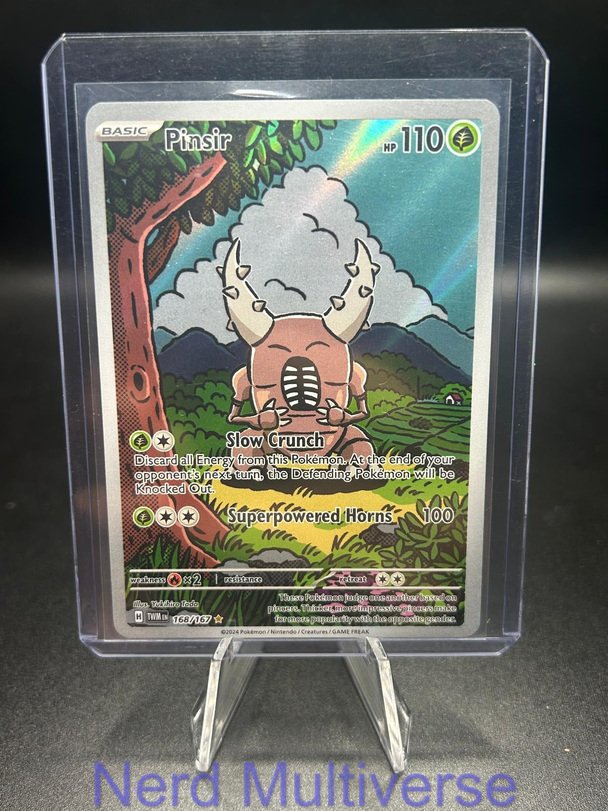 PINSIR 168/167 IR TWILIGHT MASQUERADE POKEMON HOLO NM/M