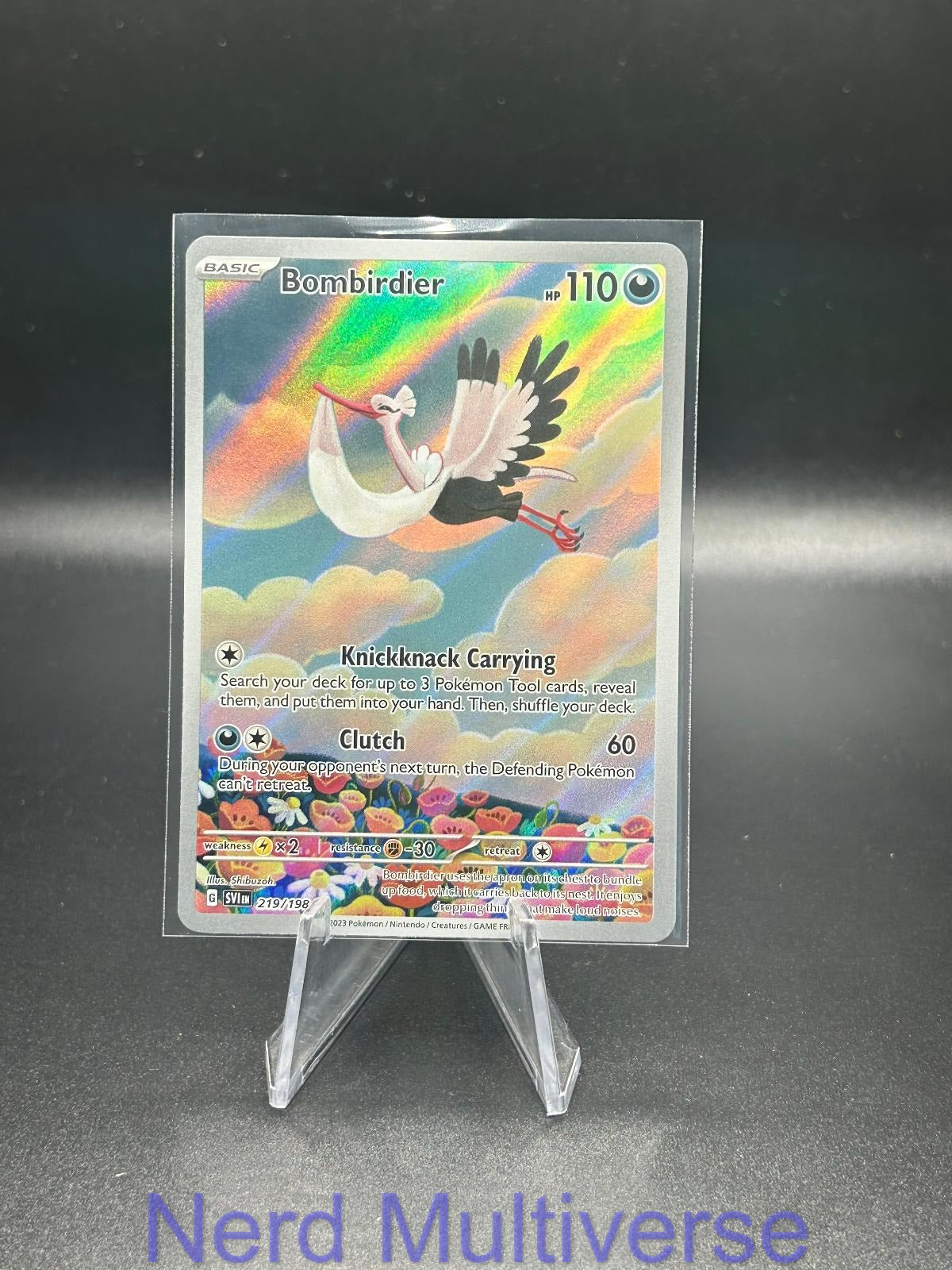 BOMBIRDIER 219/198 IR SCARLET & VIOLET POKEMON HOLO NM/M