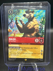 BALOO - OL' IRON PAWS 142/204 LEGENDARY ARCHAZIA'S ISLAND LORCANA NM/M