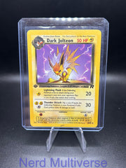 DARK JOLTEON 38/82 UC TEAM ROCKET POKEMON 1ST EDITION NM/M