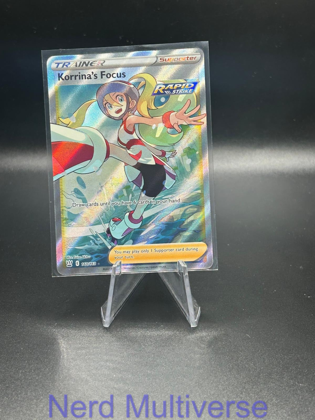 KORRINA'S FOCUS 160/163 UR BATTLE STYLES POKEMON HOLO NM/M