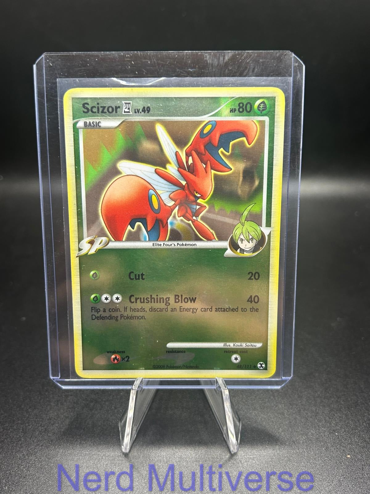 SCIZOR E4 48/111 UC RISING RIVALS POKEMON REVERSE HOLO LP