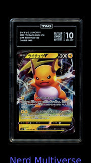 ライチュウ RAICHU V 034/100 DOUBLE RARE STAR BIRTH POKEMON TAG 10 976