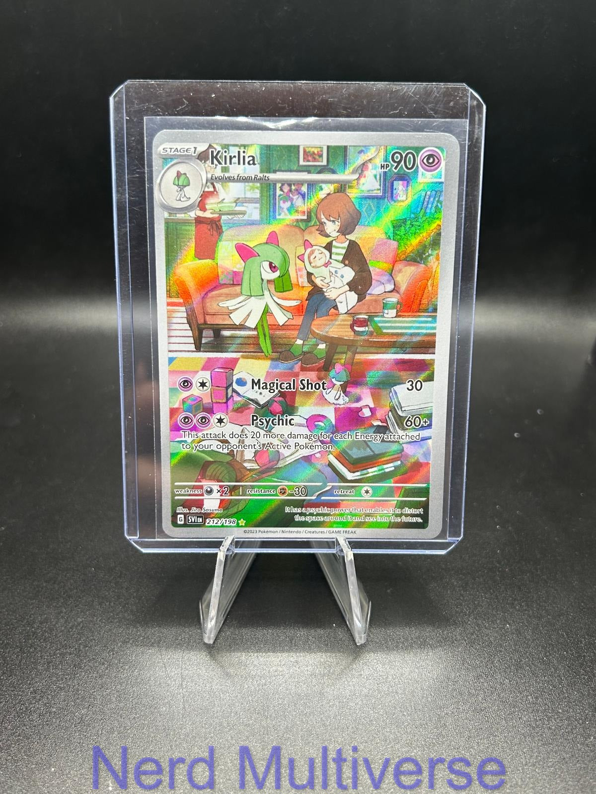 KIRLIA 212/198 IR SCARLET & VIOLET POKEMON HOLO NM/M