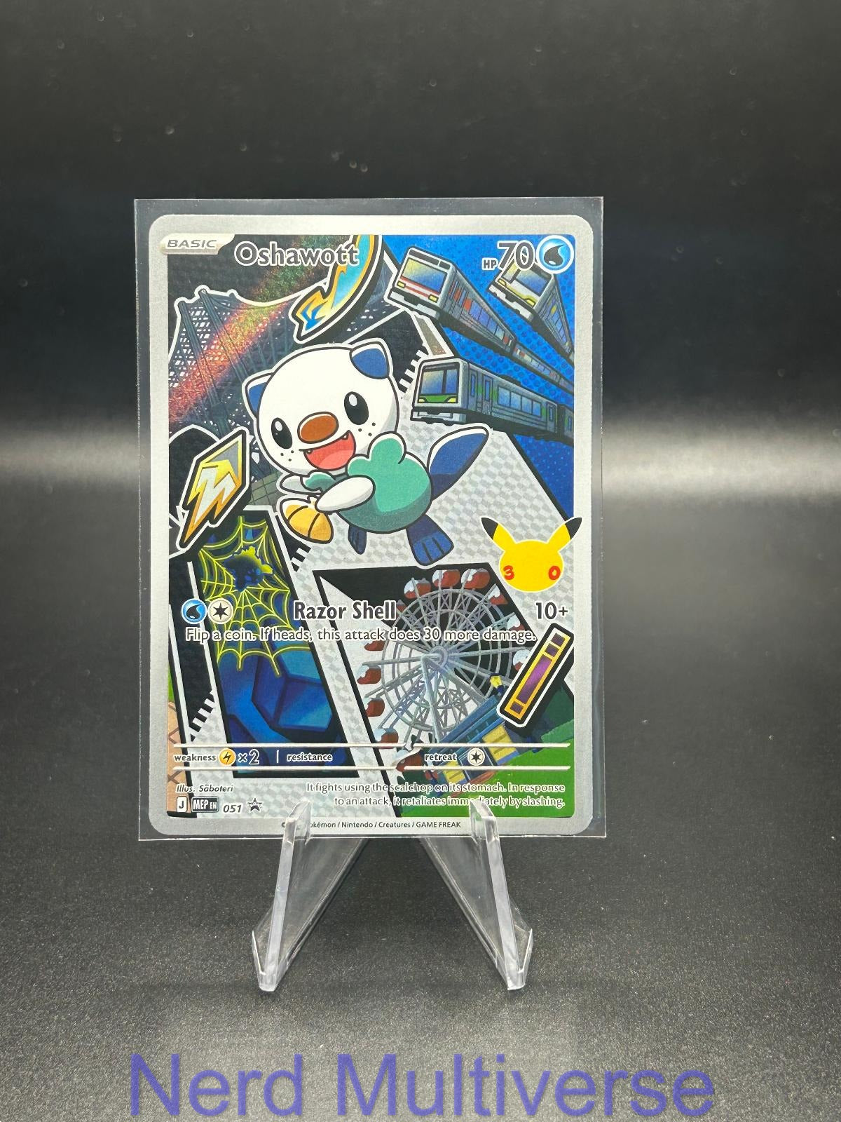 OSHAWOTT 051 P ME: MEGA EVOLUTION PROMO POKEMON HOLO NM/M