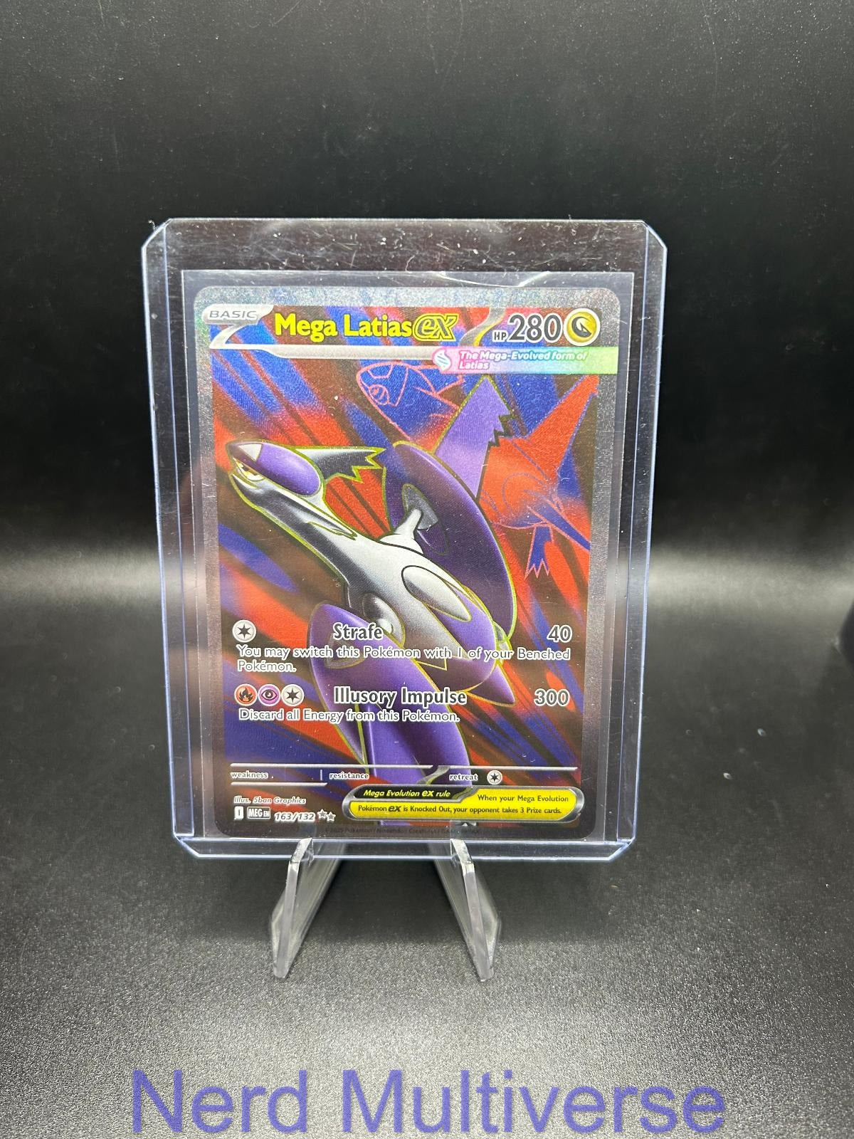 MEGA LATIAS EX 163/132 UR MEGA EVOLUTION POKEMON HOLO NM/M