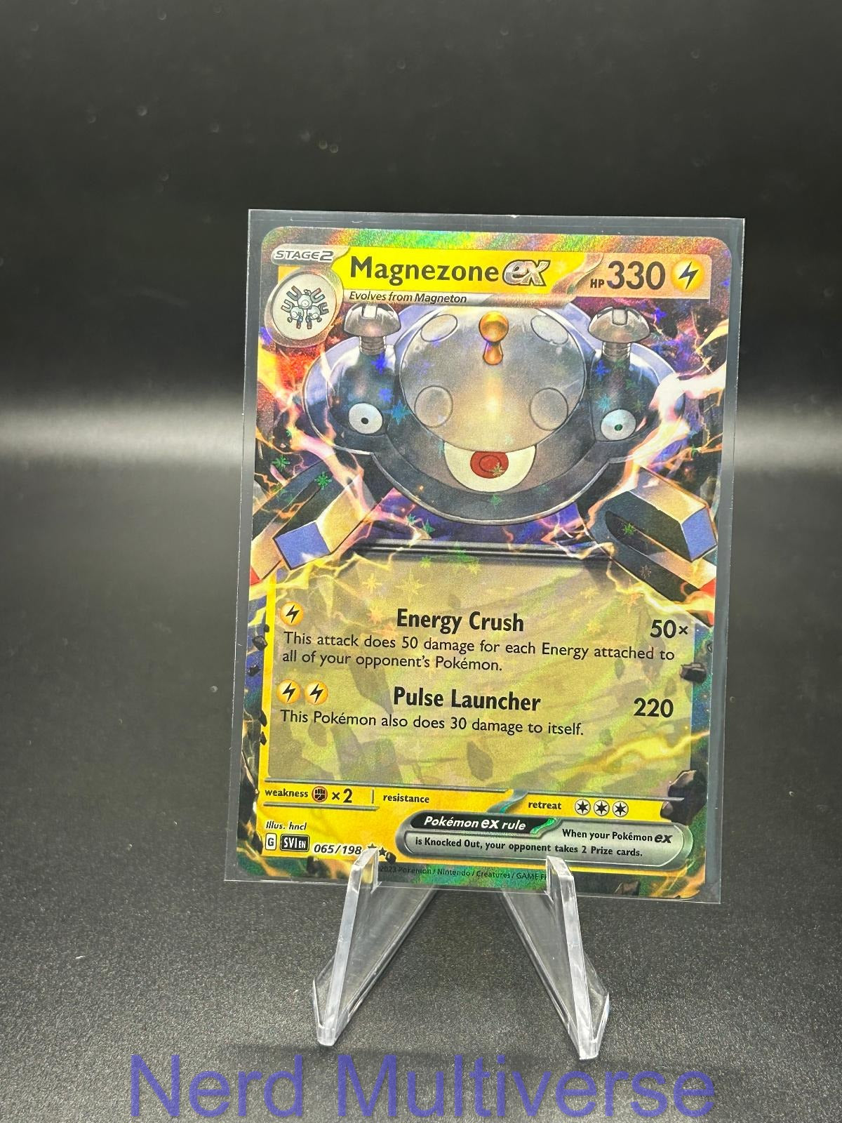 MAGNEZONE EX 065/198 RR SCARLET & VIOLET POKEMON HOLO NM/M