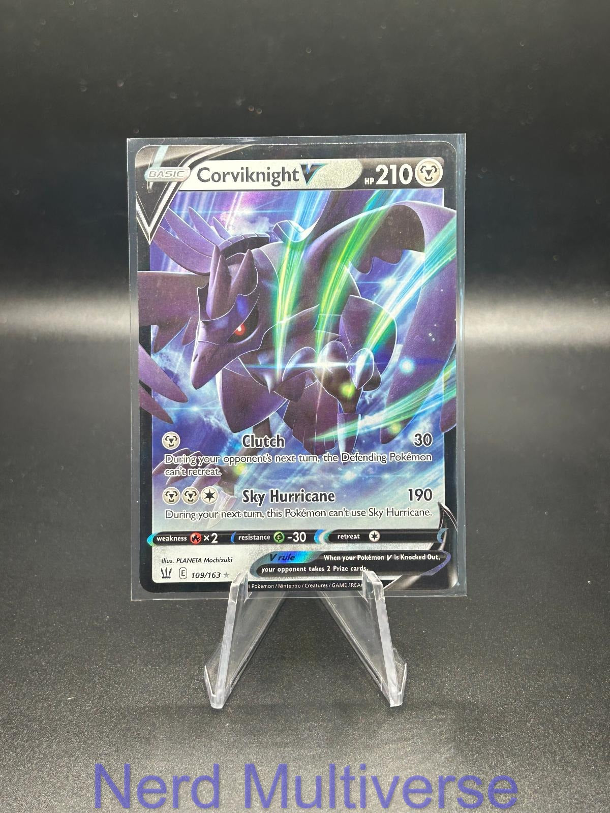 CORVIKNIGHT V 109/163 HOLO UR BATTLE STYLES POKEMON NM/M