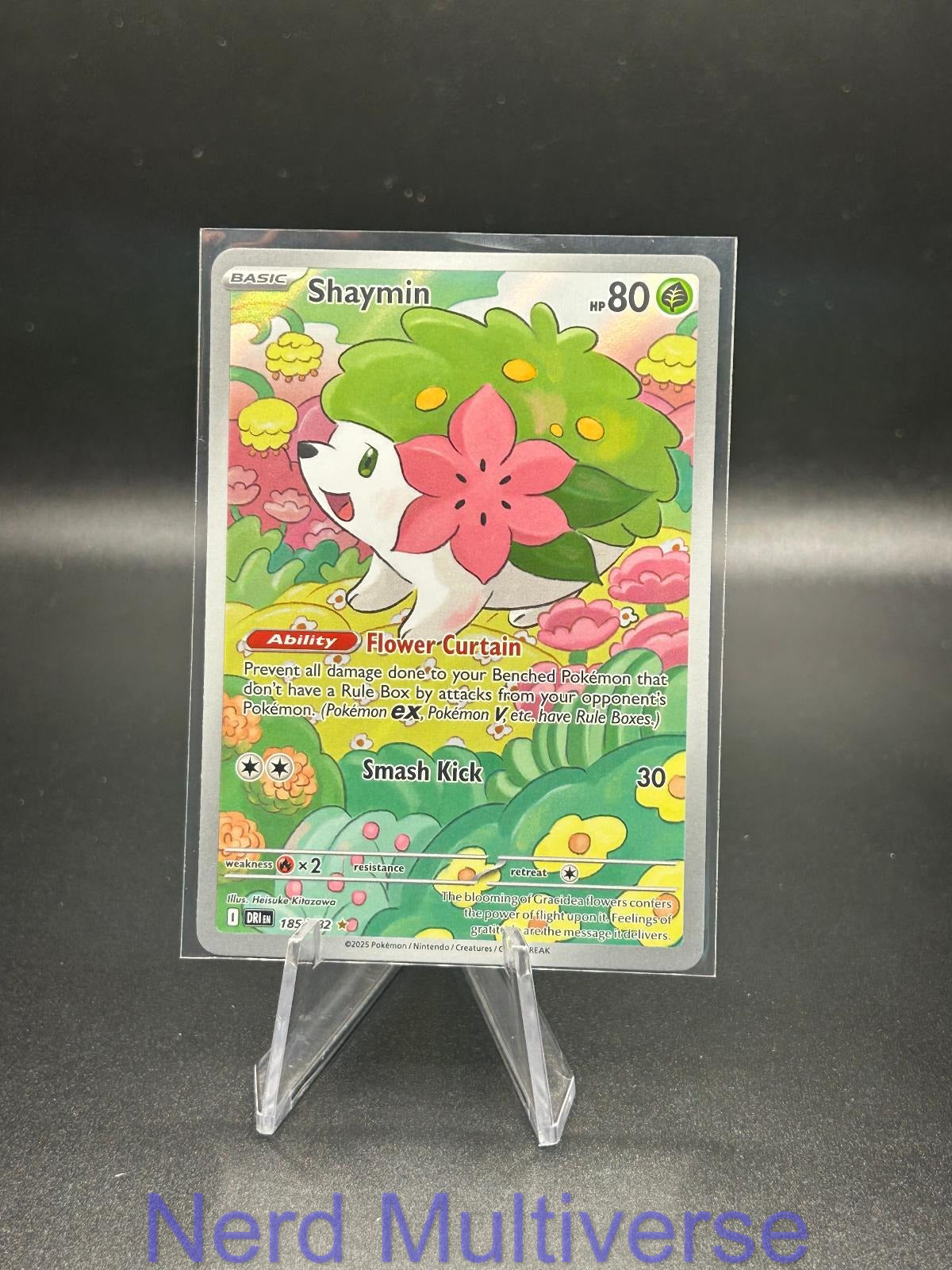 SHAYMIN 185/182 IR DESTINED RIVALS POKEMON HOLO NM/M