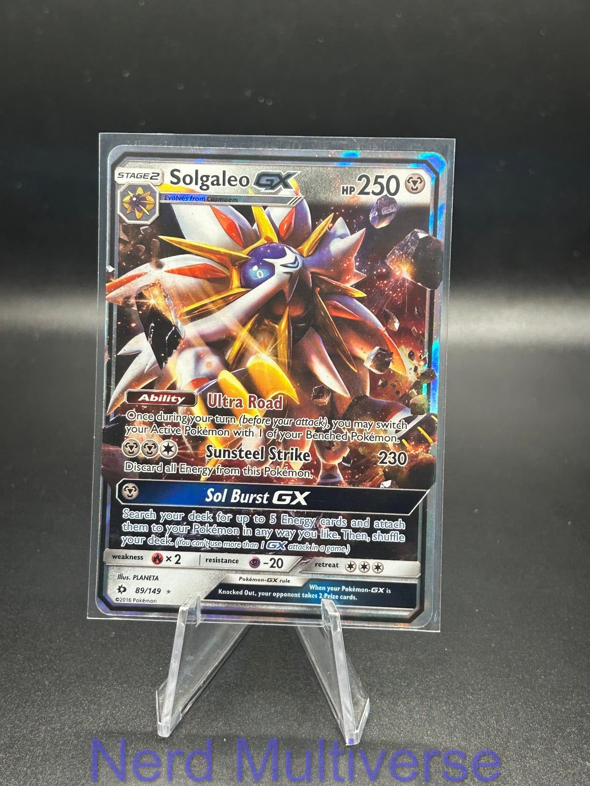 SOLGALEO GX 89/149 HOLO UR SM BASE SET POKEMON NM/M