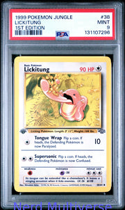 LICKITUNG 38/64 1ST EDITION JUNGLE POKEMON PSA 9 296