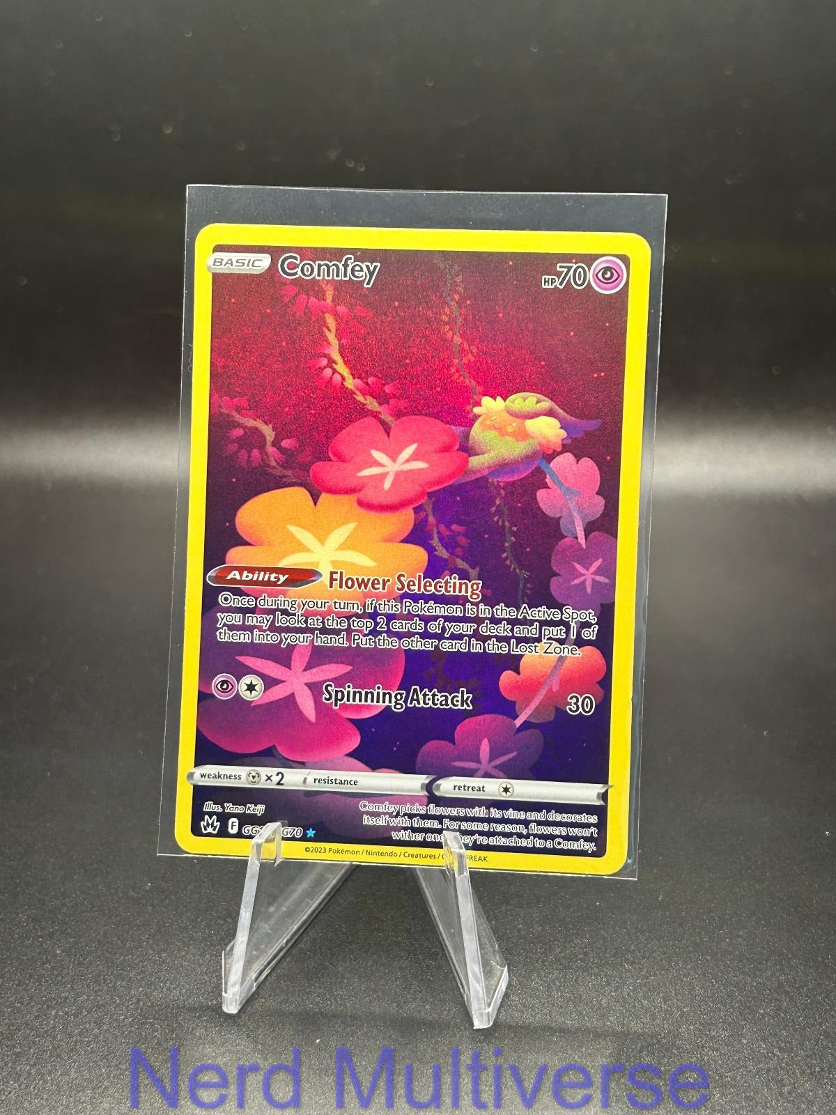 COMFEY GG14/GG70 HOLO TG CROWN ZENITH GALARIAN GALLERY POKEMON NM/M