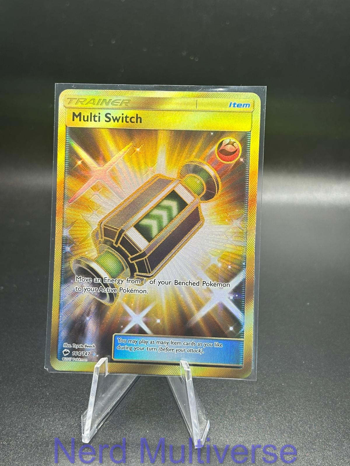 MULTI SWITCH 164/147 SEC BURNING SHADOWS POKEMON HOLO NM/M