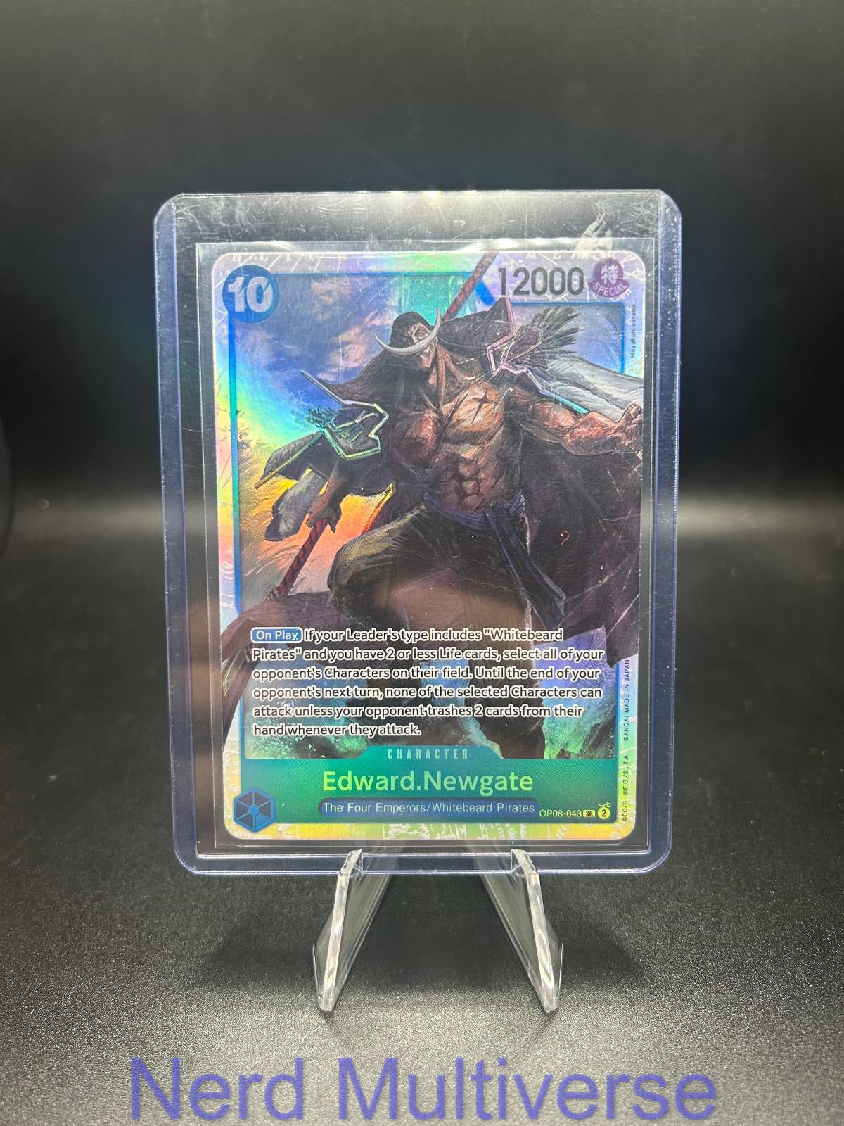 EDWARD.NEWGATE OP08-043 SR TWO LEGENDS ONE PIECE FOIL NM/M