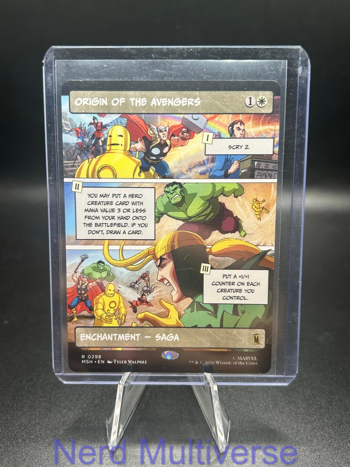 ORIGIN OF THE AVENGERS (BORDERLESS) 298 MARVEL SUPER HEROES MAGIC