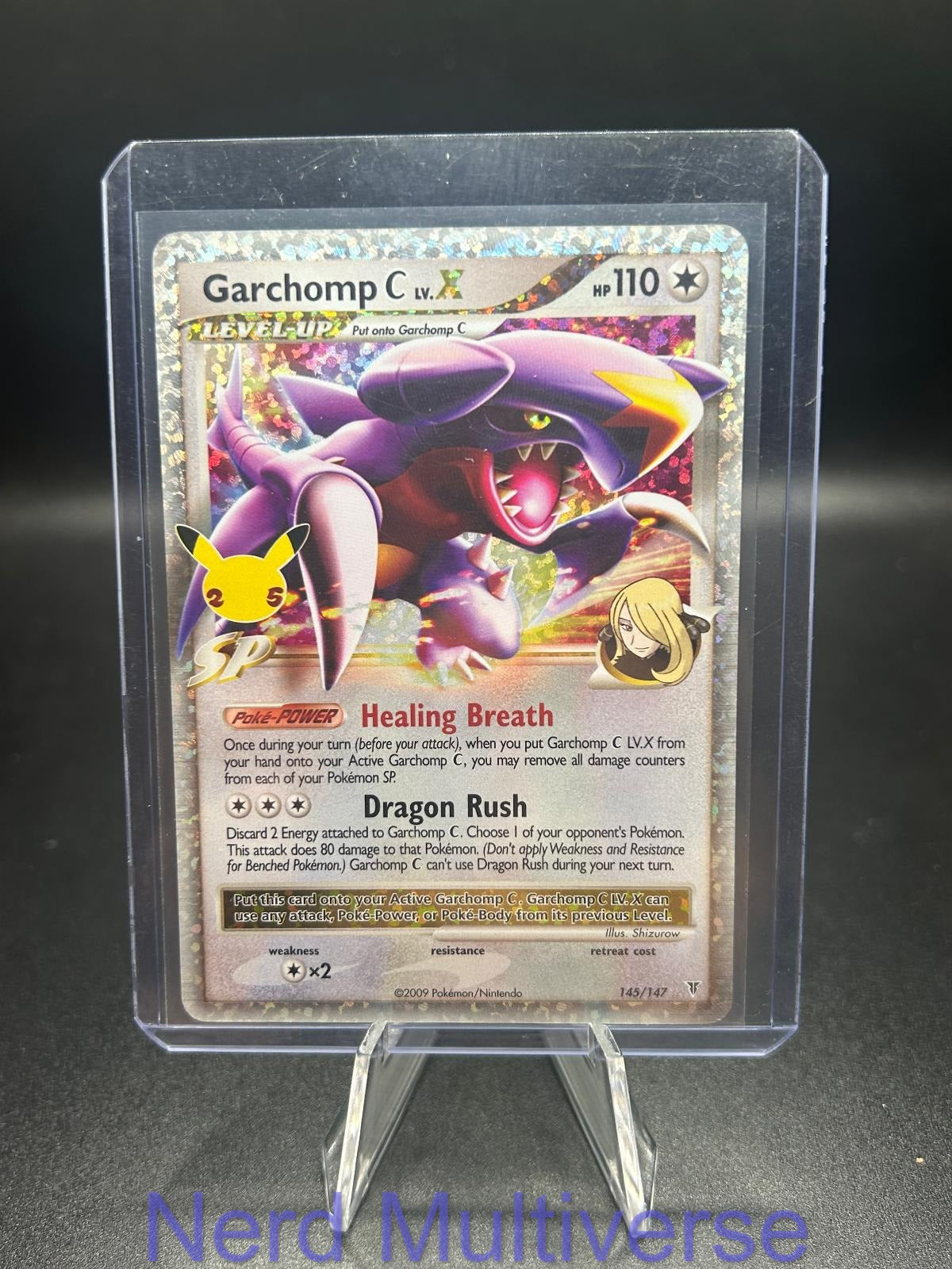 GARCHOMP C LV.X 145/147 CELEBRATIONS: CLASSIC COLLECTION POKEMON HOLO NM/M