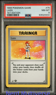 LASS 75/102 1ST EDITION GAME POKEMON PSA 8 934