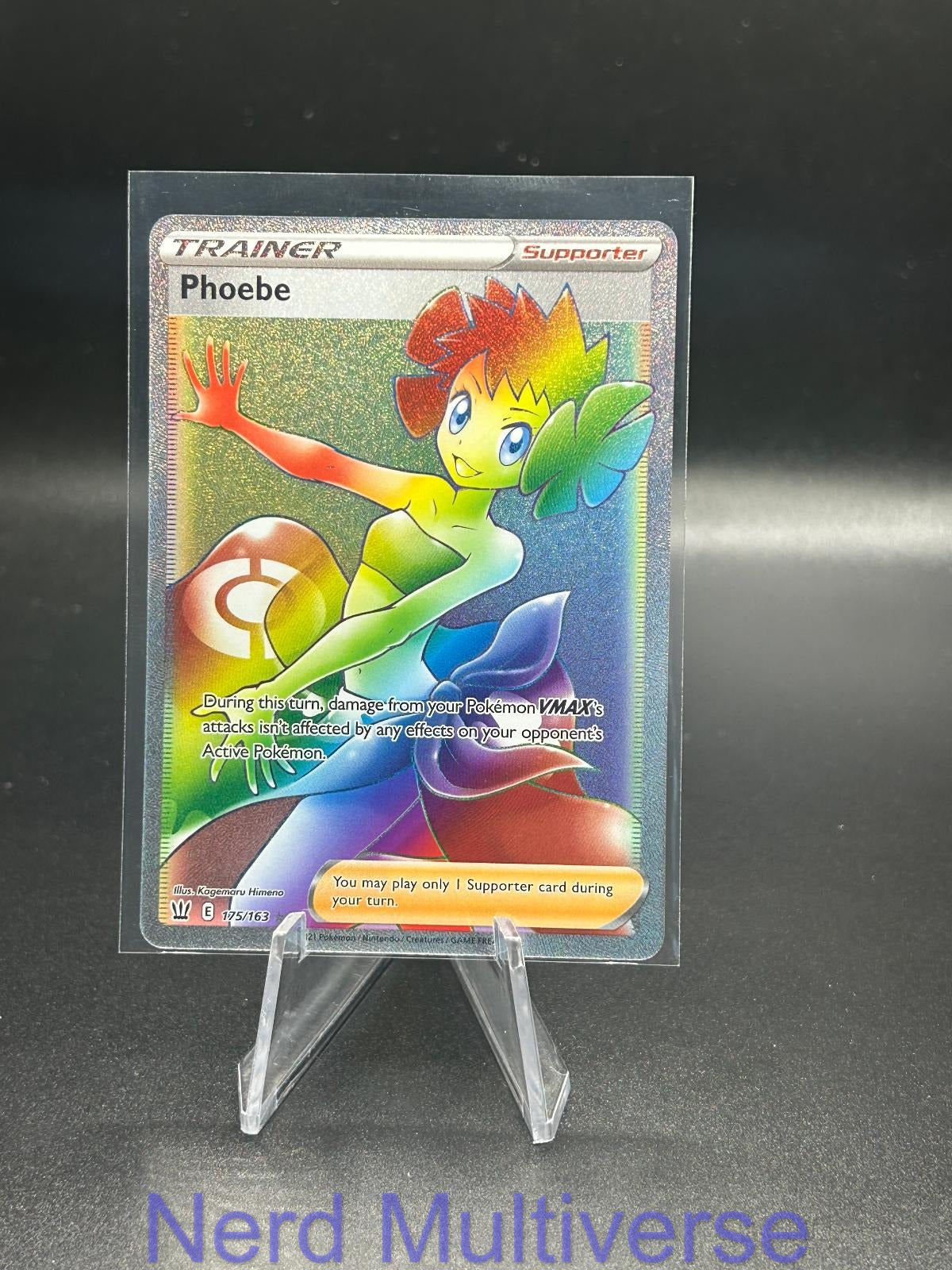 PHOEBE 175/163 RAINBOW BATTLE STYLES POKEMON HOLO NM/M