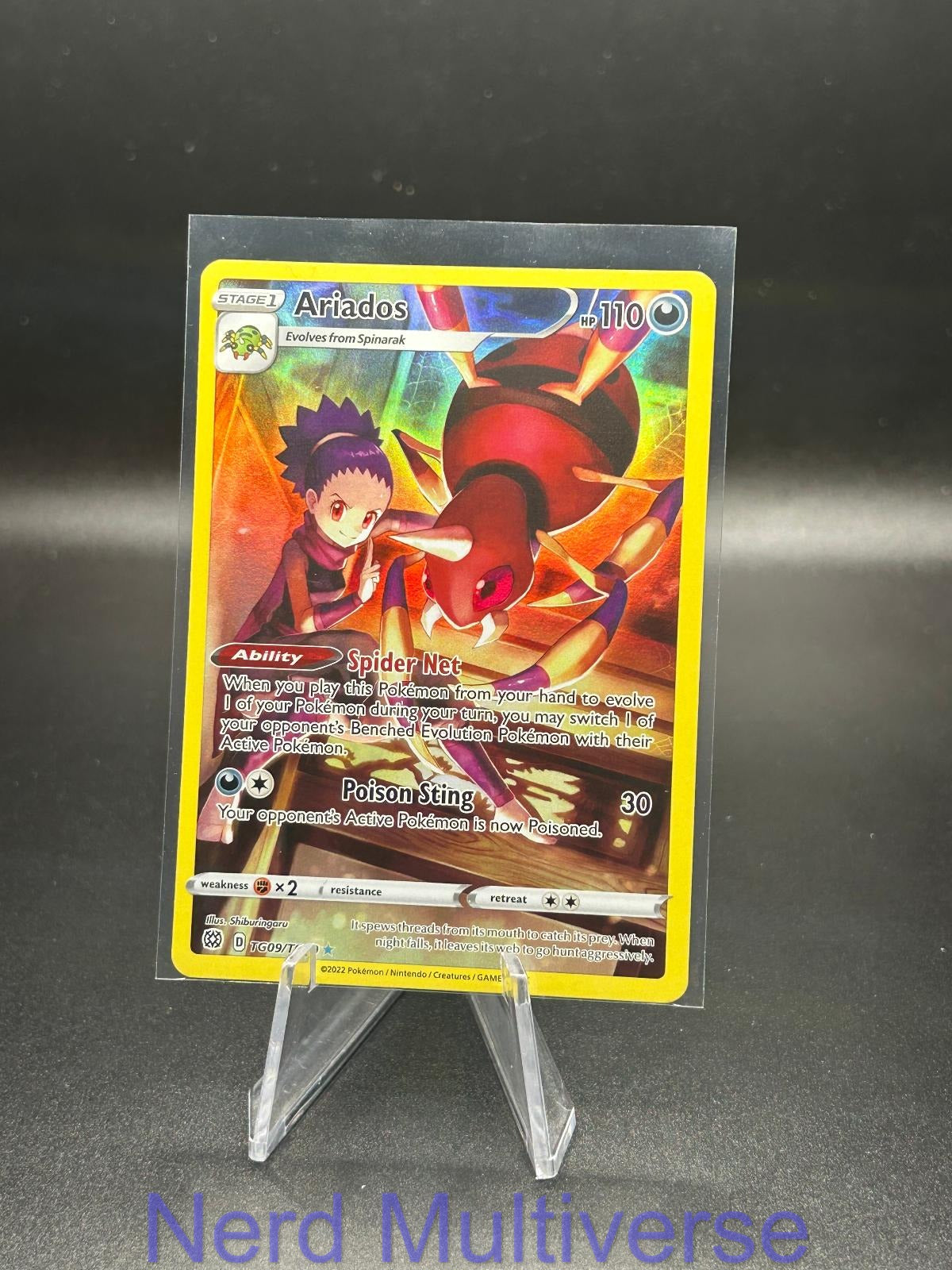 ARIADOS TG09/TG30 HOLO TG BRILLIANT STARS TRAINER GALLERY POKEMON NM/M