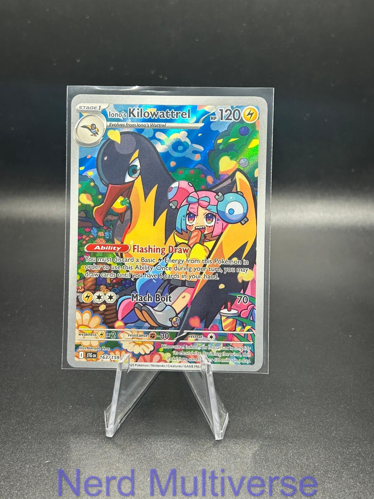 IONO'S KILOWATTREL 163/159 IR JOURNEY TOGETHER POKEMON HOLO NM/M