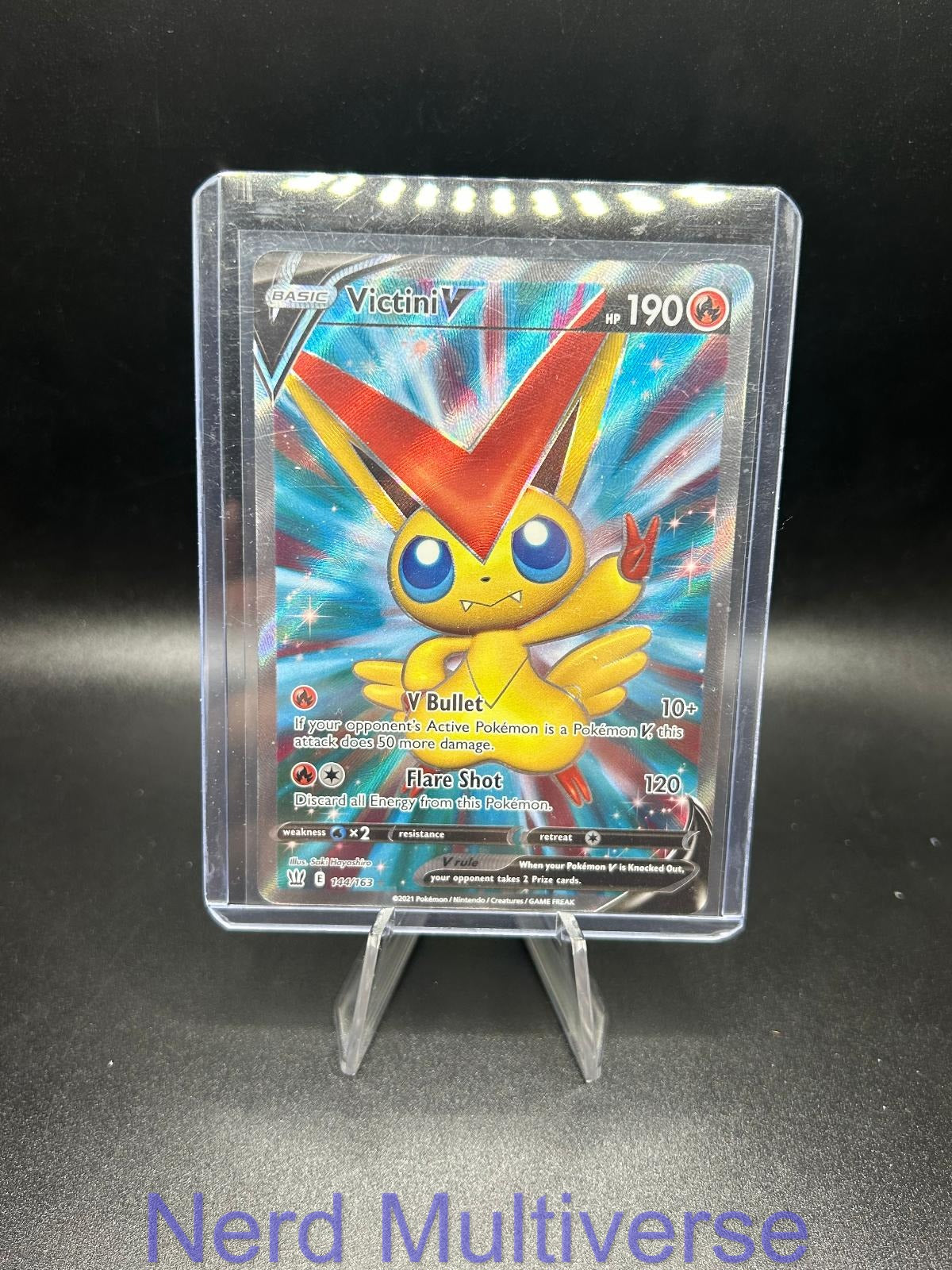 VICTINI V 144/163 UR BATTLE STYLES POKEMON HOLO NM/M