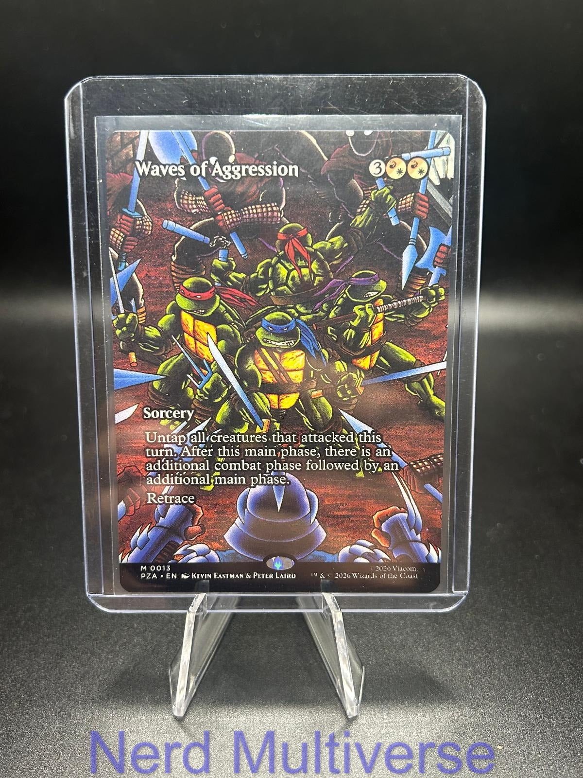 WAVES OF AGGRESSION (BORDERLESS) 13 TEENAGE MUTANT NINJA TURTLES MAGIC