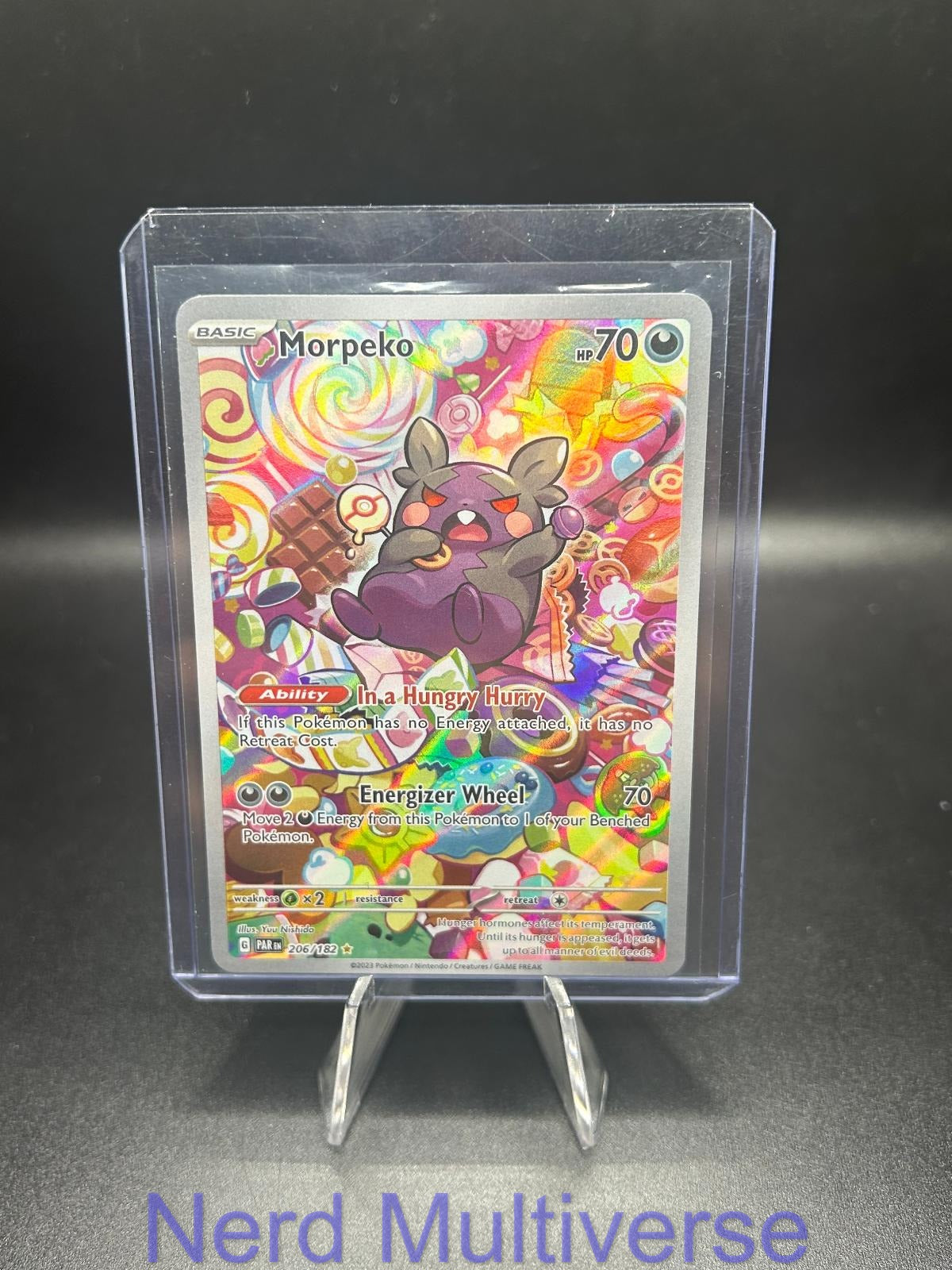MORPEKO 206/182 IR PARADOX RIFT POKEMON HOLO NM/M