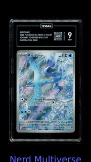 ARTICUNO 161/159 ILLUSTRATION RARE JOURNEY TOGETHER POKEMON TAG 9 714