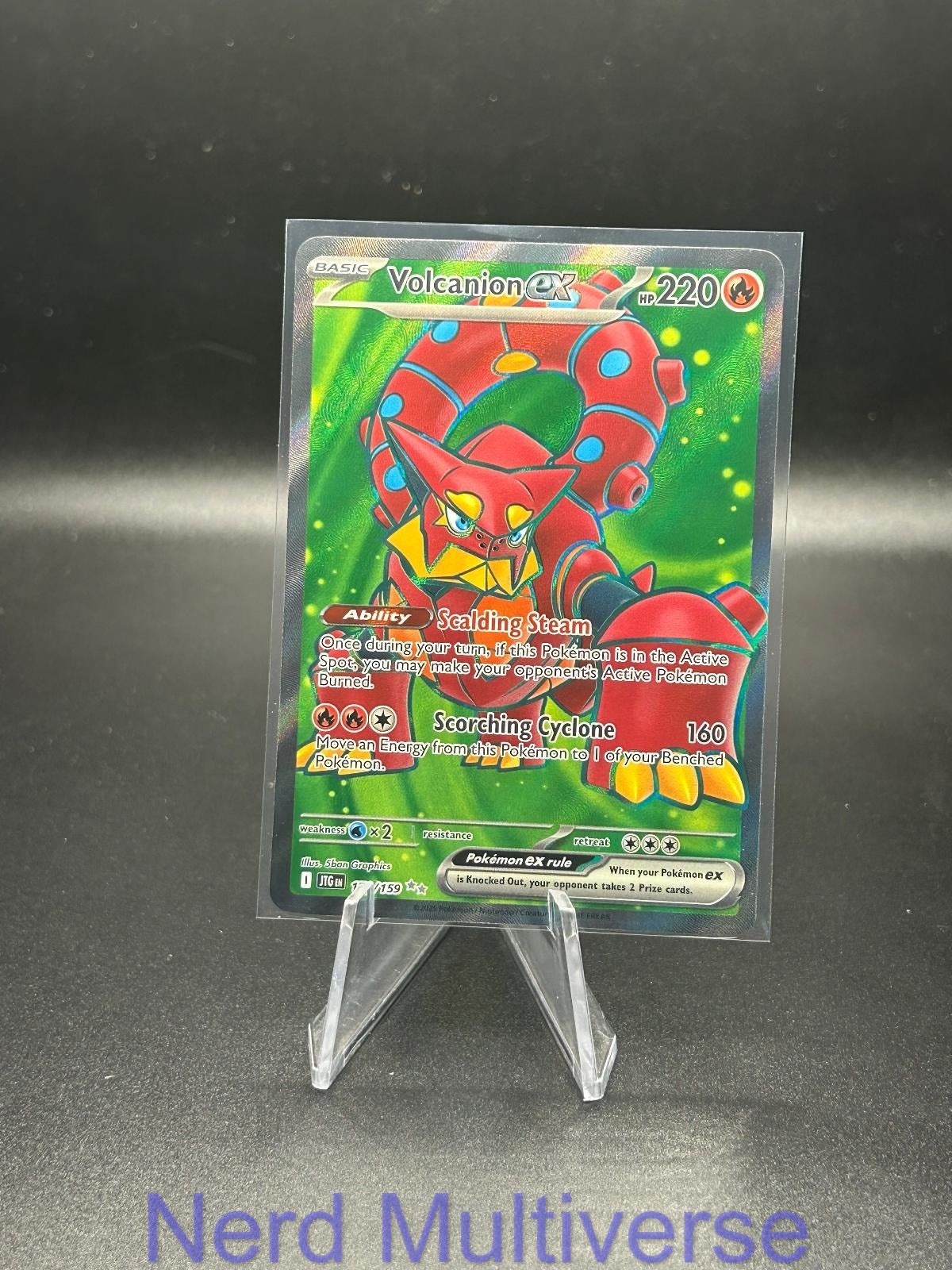 VOLCANION EX 171/159 UR JOURNEY TOGETHER POKEMON HOLO NM/M