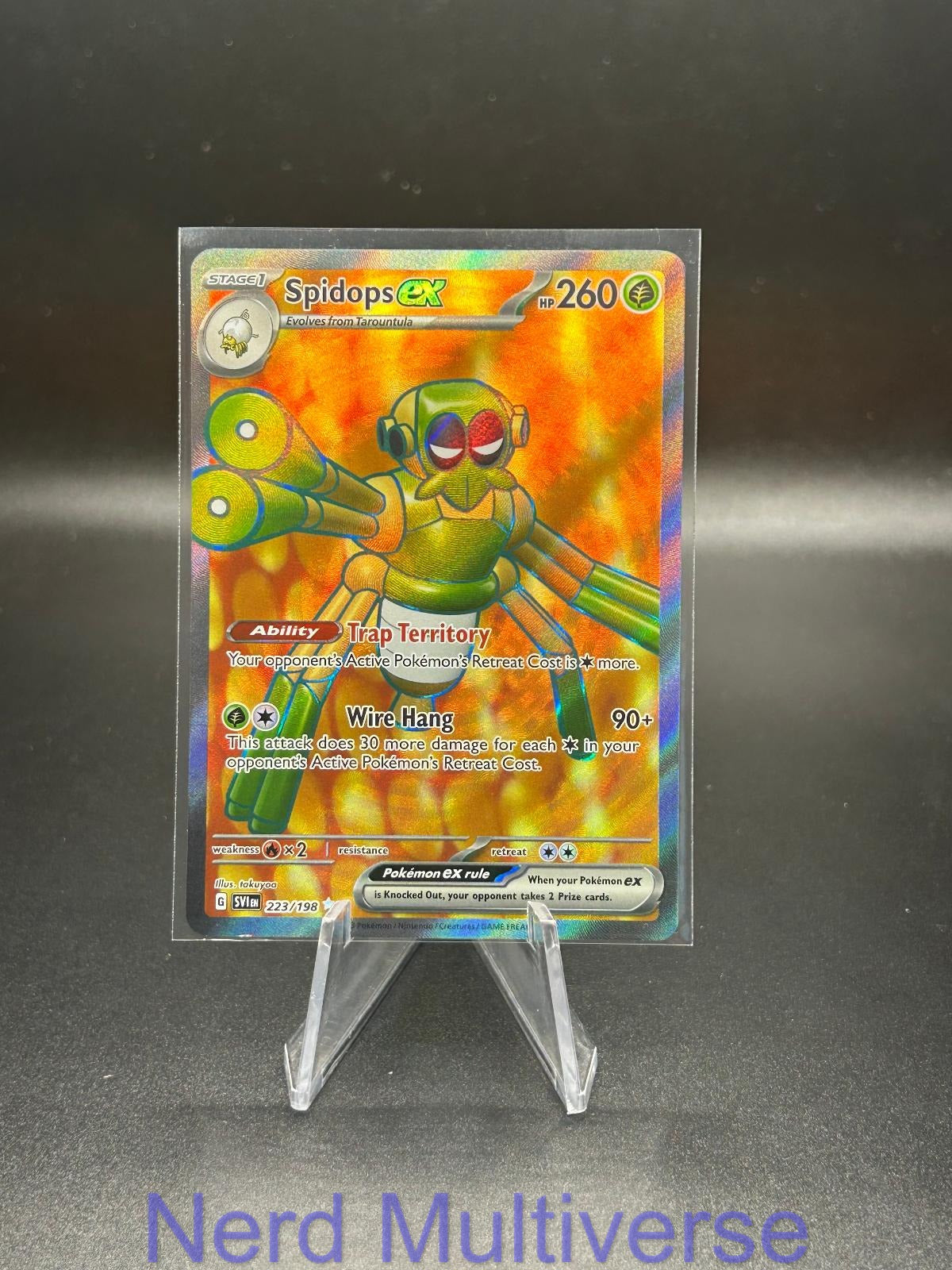 SPIDOPS EX 223/198 UR SCARLET & VIOLET POKEMON HOLO NM/M