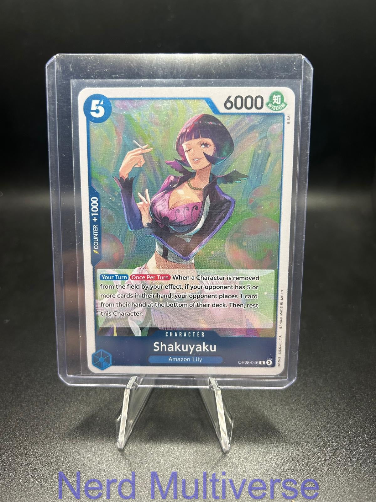 SHAKUYAKU OP08-046 R TWO LEGENDS ONE PIECE FOIL NM/M