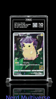 ピカチュウ PIKACHU 001/028 FULL ART - REVERSE HOLO POKEMON TAG 10 394