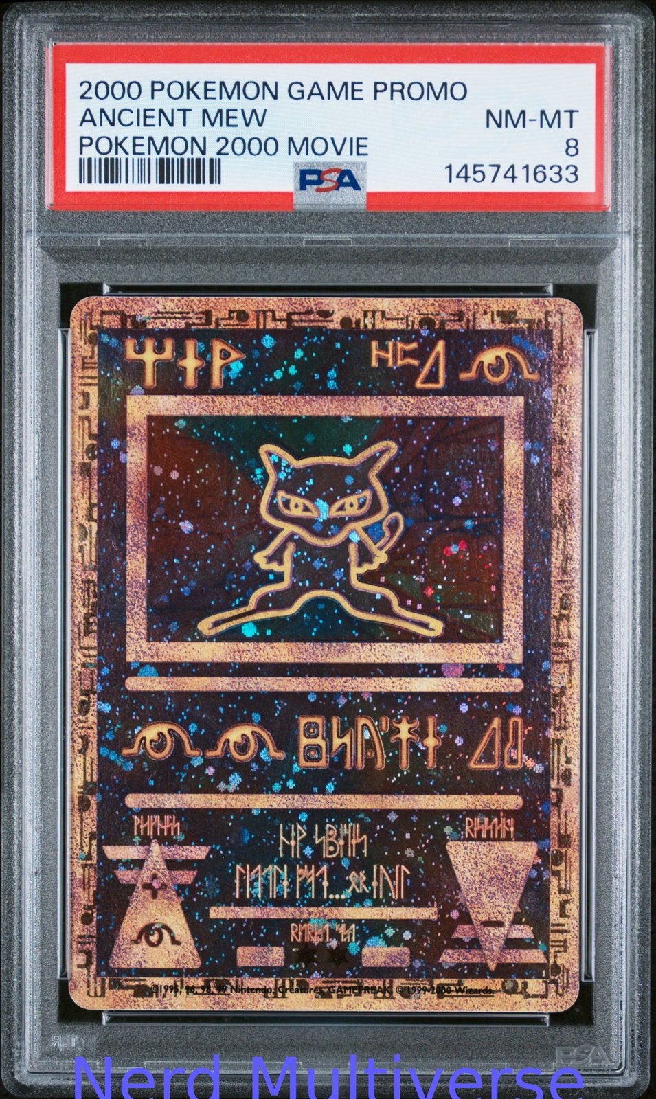 ANCIENT MEW POKEMON 2000 MOVIE GAME MOVIE POKEMON PSA 8 633