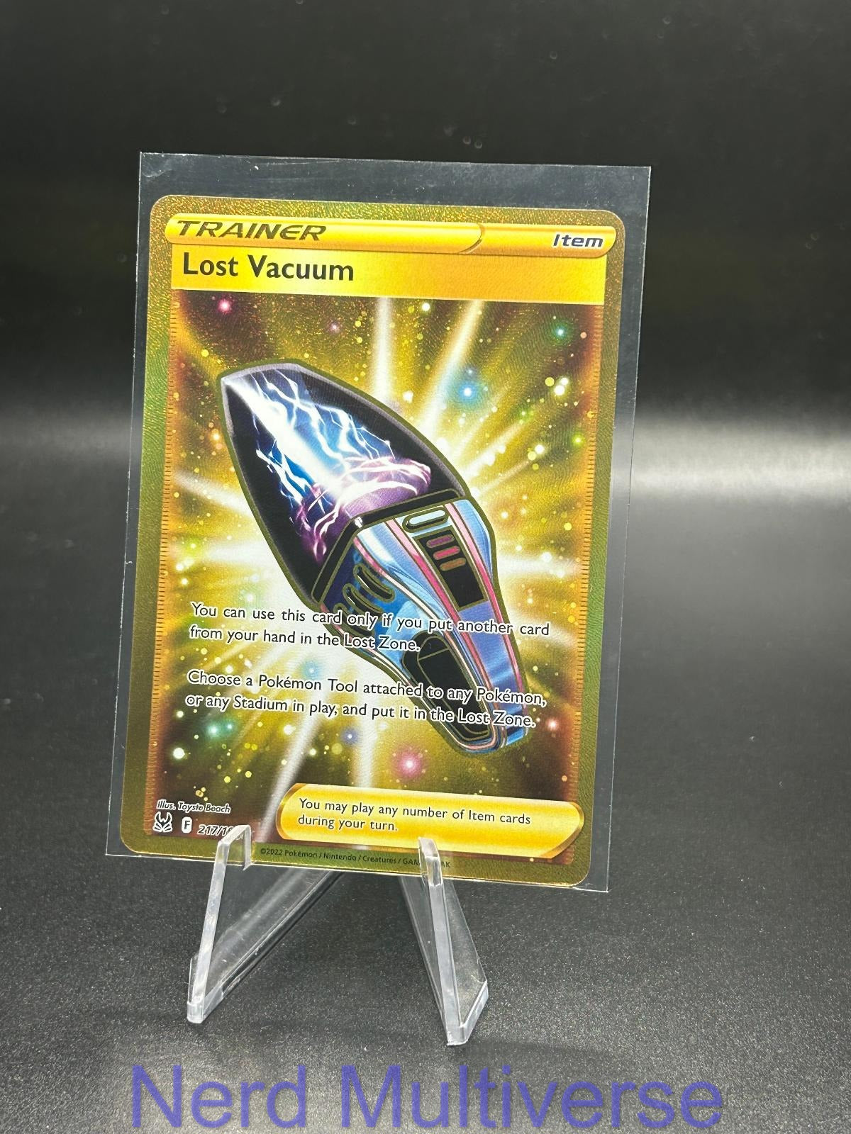 LOST VACUUM 217/196 SEC LOST ORIGIN POKEMON HOLO NM/M