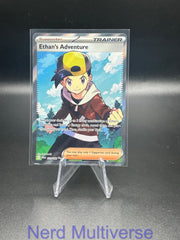 ETHAN'S ADVENTURE 221/182 UR DESTINED RIVALS POKEMON HOLO NM/M