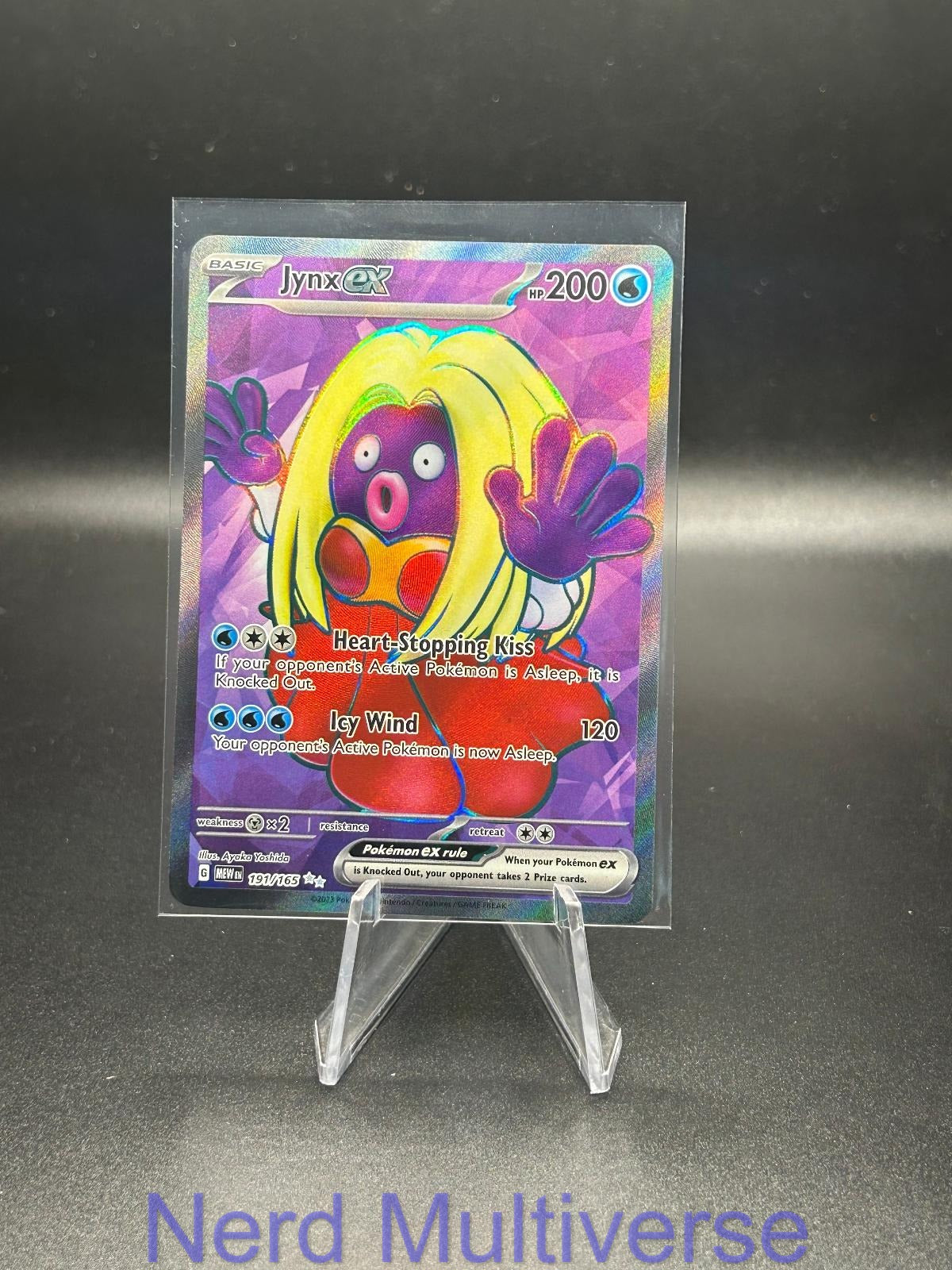 JYNX EX 191/165 UR 151 POKEMON HOLO NM/M
