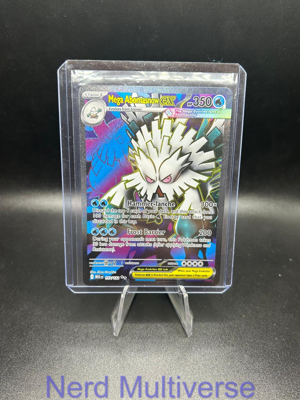 MEGA ABOMASNOW EX 157/132 UR MEGA EVOLUTION POKEMON HOLO NM/M