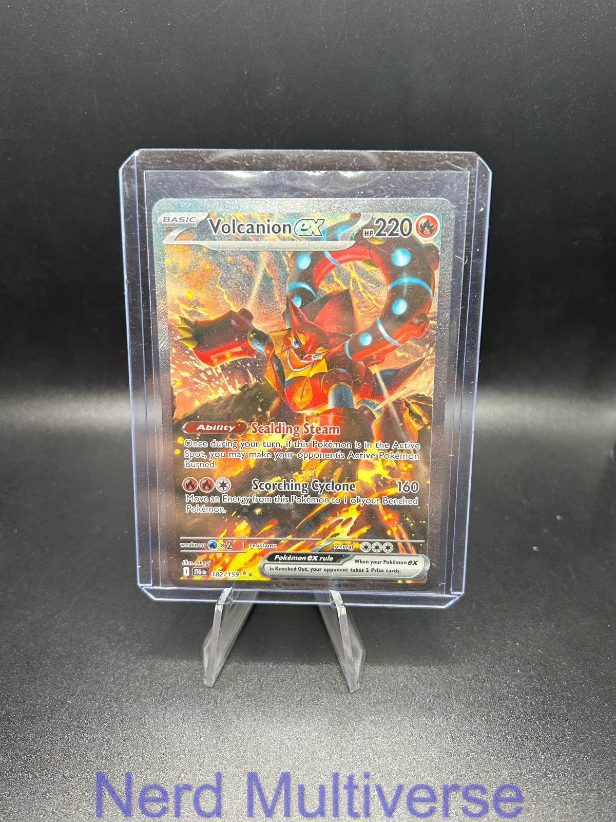 VOLCANION EX 182/159 SIR JOURNEY TOGETHER POKEMON HOLO NM/M