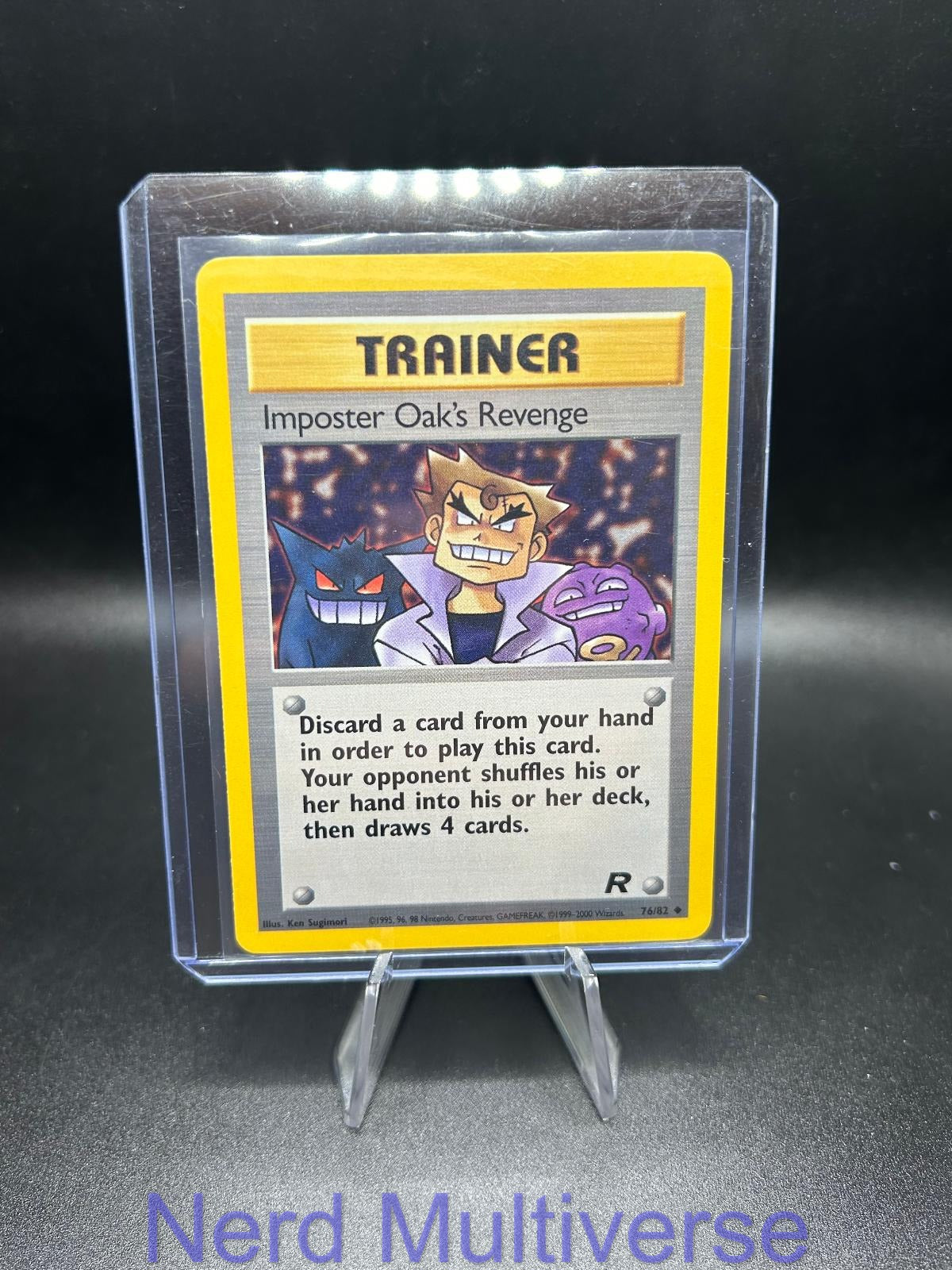 IMPOSTER OAK'S REVENGE 76/82 UC TEAM ROCKET POKEMON UNLIMITED NM/M