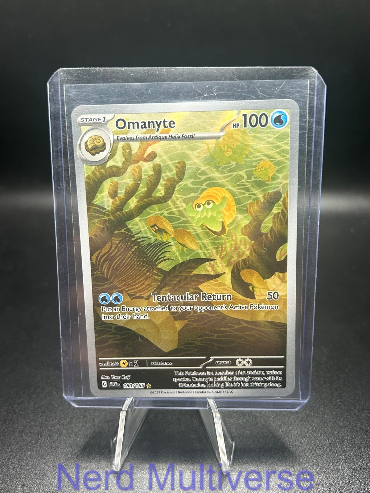 OMANYTE 180/165 IR 151 POKEMON HOLO NM/M