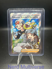 POKEMON BREEDER'S NURTURING 188/189 UR DARKNESS ABLAZE POKEMON HOLO NM/M