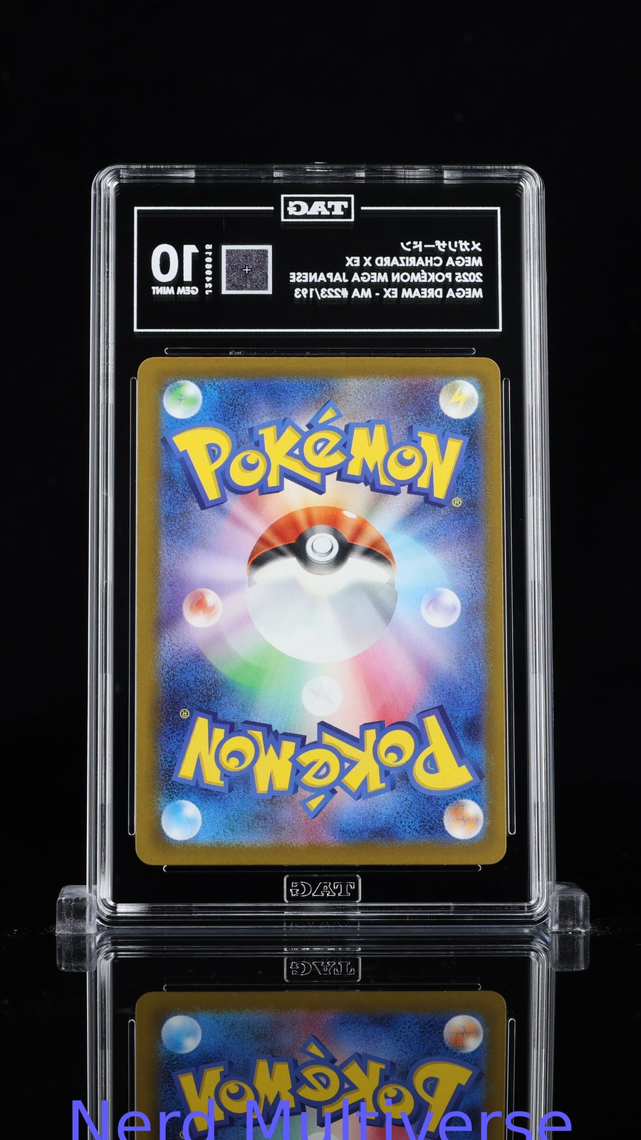 メガリザードンX MEGA CHARIZARD X EX 223/193 ATTACK RARE POKEMON TAG 10 915