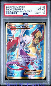MEWTWO EX 163/162 SECRET BREAKTHROUGH POKEMON PSA 8 281