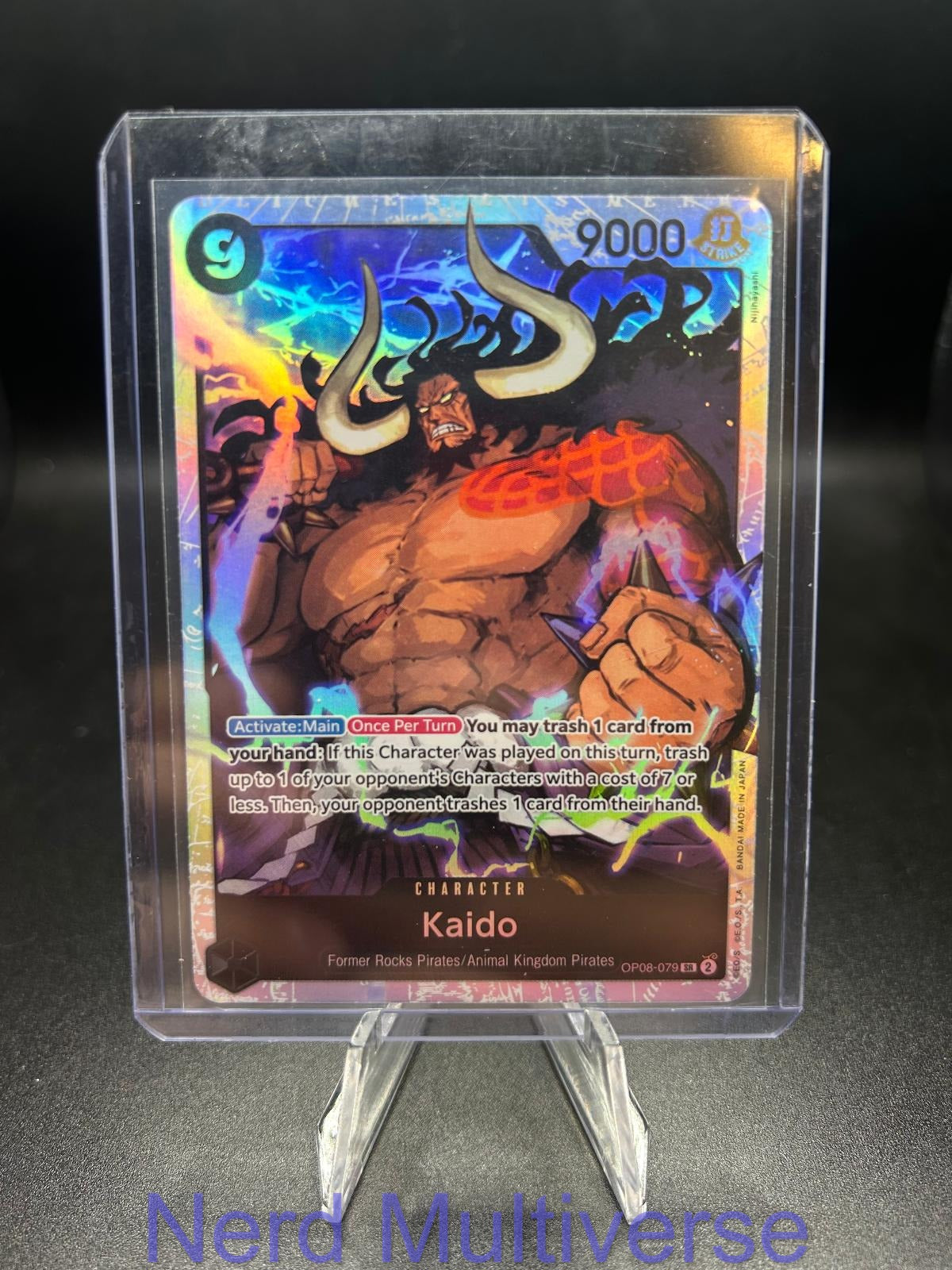 KAIDO OP08-079 SR TWO LEGENDS ONE PIECE FOIL NM/M