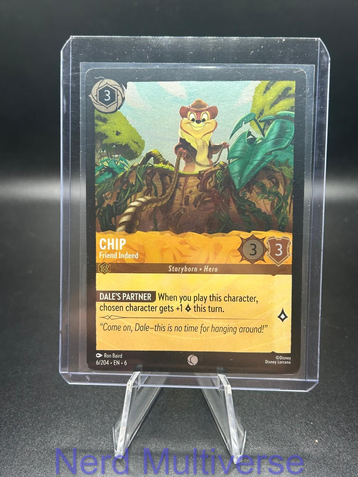 CHIP - FRIEND INDEED 6/204 C AZURITE SEA LORCANA COLD FOIL NM/M